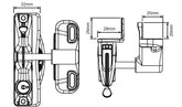 Lokk Latch and KEYED TO DIFFER